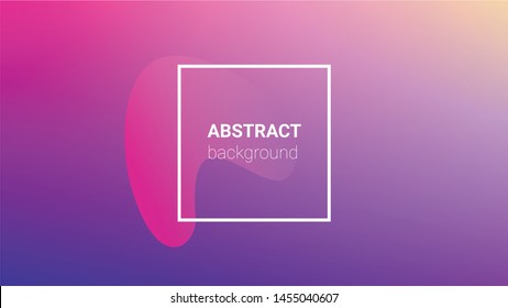 Fluid Shapes. Horizontal Orientation. Banner Design Composition. Modern Geometric Pattern. Fluid Shapes.