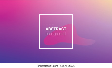 Fluid Shapes. Horizontal Orientation. Banner Design Composition. Modern Geometric Pattern. Fluid Shapes.