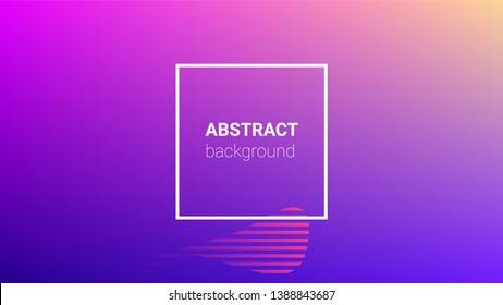 Fluid Shapes. Horizontal Orientation. Modern Geometric Pattern. Banner Design Composition. Fluid Shapes.