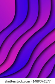 fluid shapes, intersecting shapes with shadows creating indescribably beautiful backgrounds