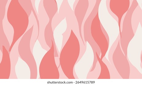 Fluid shapes interweave creating soft backdrop in pastel color palette details