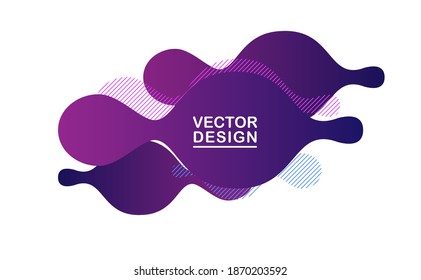 Fluid shapes liquid flow abstract background