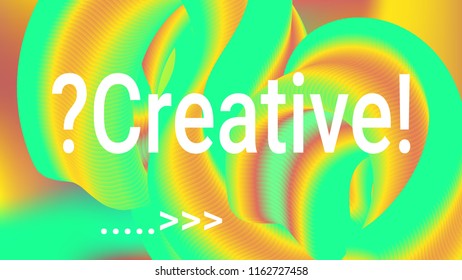Fluid shapes. Liquid mint, orange, yellow neon background. Organic fluid colors pattern. Beauty cosmetic template. Modern colorful artistic texture. Gradient shapes. Minimal geometric background. 