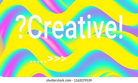 Fluid shapes. Liquid neon background. Organic fluid colors pattern. Beauty cosmetic template. Modern colorful artistic texture. Fashion art. Gradient shapes composition. Minimal geometric background. 