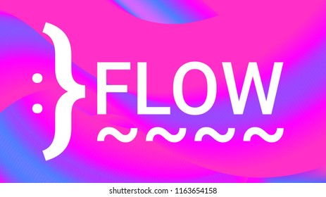Fluid shapes. Liquid neon background. Organic fluid colors pattern. Beauty cosmetic template. Modern colorful artistic texture. Fashion art. Gradient shapes composition. Minimal geometric background