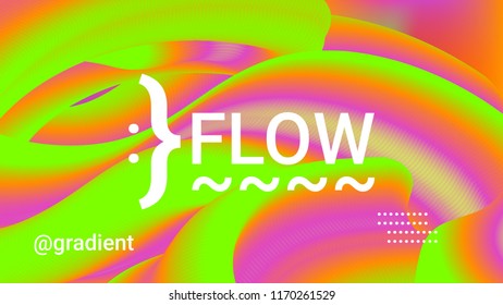 Fluid shapes. Liquid neon background. Organic fluid colors pattern. Beauty cosmetic template. Modern colorful artistic texture. Fashion art. Gradient shapes composition. Minimal geometric background