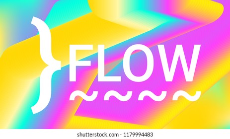 Fluid shapes. Liquid neon background. Organic fluid colors pattern. Beauty cosmetic template. Modern colorful artistic texture. Fashion art. Gradient shapes composition. Minimal geometric background