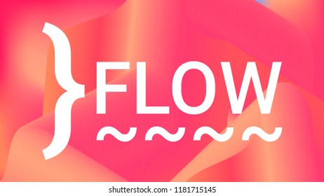 Fluid shapes. Liquid neon background. Organic fluid colors pattern. Beauty cosmetic template. Modern colorful artistic texture. Fashion art. Gradient shapes composition. Minimal geometric background