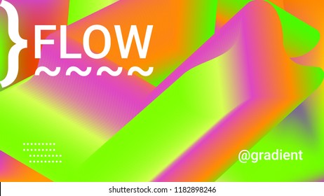 Fluid shapes. Liquid neon background. Organic fluid colors pattern. Beauty cosmetic template. Modern colorful artistic texture. Fashion art. Gradient shapes composition. Minimal geometric background