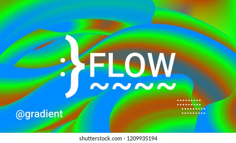 Fluid shapes. Liquid neon background. Organic fluid colors pattern. Beauty cosmetic template. Modern colorful artistic texture. Fashion art. Gradient shapes composition. Minimal geometric background