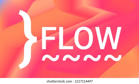 Fluid shapes. Liquid neon background. Organic fluid colors pattern. Beauty cosmetic template. Modern colorful artistic texture. Fashion art. Gradient shapes composition. Minimal geometric background
