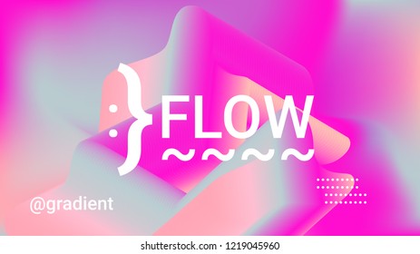 Fluid shapes. Liquid neon background. Organic fluid colors pattern. Beauty cosmetic template. Modern colorful artistic texture. Fashion art. Gradient shapes composition. Minimal geometric background