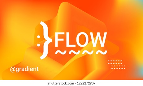 Fluid shapes. Liquid neon background. Organic fluid colors pattern. Beauty cosmetic template. Modern colorful artistic texture. Fashion art. Gradient shapes composition. Minimal geometric background