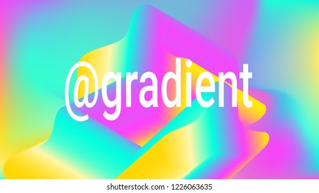 Fluid shapes. Liquid neon background. Organic fluid colors pattern. Beauty cosmetic template. Modern colorful artistic texture. Fashion art. Gradient shapes composition. Minimal geometric background