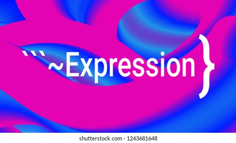 Fluid shapes. Liquid neon background. Organic fluid colors pattern. Beauty cosmetic template. Modern colorful artistic texture. Fashion art. Gradient shapes composition. Minimal geometric background