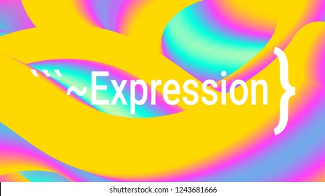 Fluid shapes. Liquid neon background. Organic fluid colors pattern. Beauty cosmetic template. Modern colorful artistic texture. Fashion art. Gradient shapes composition. Minimal geometric background