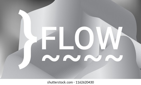 Fluid shapes. Liquid silver, black, white, gray metallic background. Organic fluid colors pattern. Beauty cosmetic template. Modern colorful texture. Gradient shapes. 	