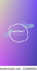 Fluid Shapes. Modern Geometric Pattern. Banner Design Composition. Horizontal Orientation. Fluid Shapes.