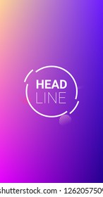 Fluid Shapes. Modern Geometric Pattern. Horizontal Orientation. Banner Design Composition. Fluid Shapes.