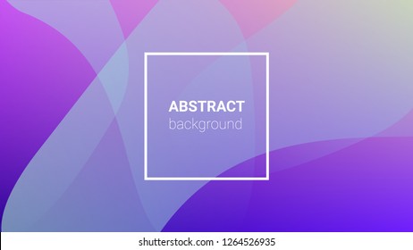 Fluid Shapes. Modern Geometric Pattern. Horizontal Orientation. Banner Design Composition. Fluid Shapes.