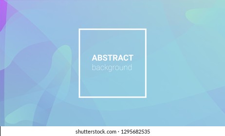 Fluid Shapes. Modern Geometric Pattern. Horizontal Orientation. Banner Design Composition. Fluid Shapes.