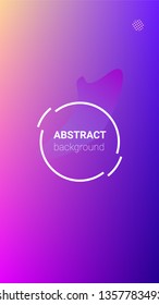 Fluid Shapes. Modern Geometric Pattern. Banner Design Composition. Horizontal Orientation. Fluid Shapes.