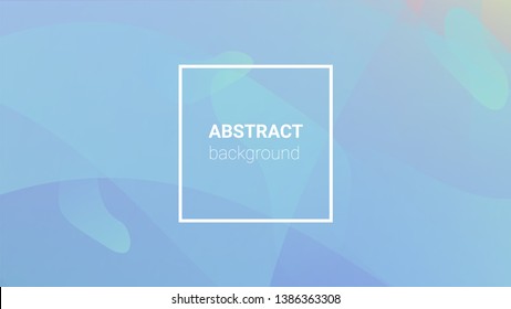 Fluid Shapes. Modern Geometric Pattern. Horizontal Orientation. Banner Design Composition. Fluid Shapes.