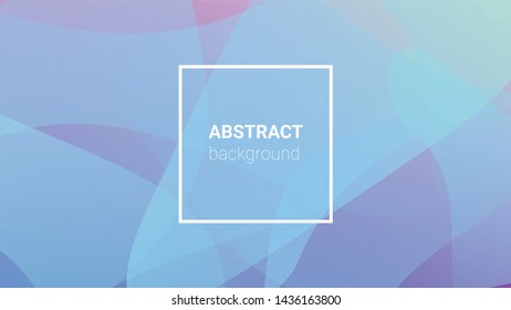 Fluid Shapes. Modern Geometric Pattern. Horizontal Orientation. Banner Design Composition. Fluid Shapes.
