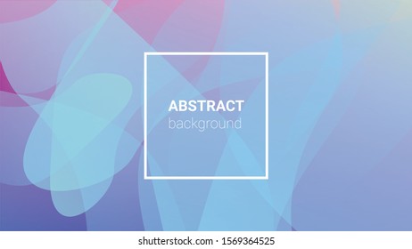 Fluid Shapes. Modern Geometric Pattern. Horizontal Orientation. Banner Design Composition. Fluid Shapes.