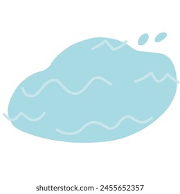 Fluid shapes for summery backgrounds, inspired by the surface of the ocean.