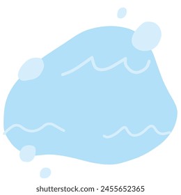 Fluid shapes for summery backgrounds, inspired by the surface of the ocean.