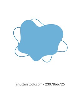 Plantillas de formas fluidas, diseños de logotipos, burbujas de voz, burbujas de texto, semitonos, burbujas de voz