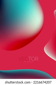 El fluido da forma al fondo vertical del fondo del fondo. Ilustración vectorial para el fondo del banner o la página de aterrizaje
