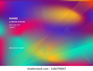 Fluid shapes. Wavy liquid background. Bright abstract backdrop concept. Trendy gradient waves design template vector Poster Layout Magazine Flyer Banner Brochure Product Cover