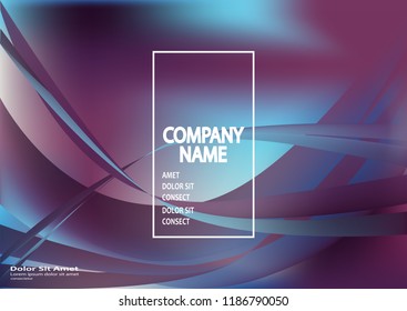 Fluid shapes. Wavy liquid background. Bright abstract backdrop concept. Trendy gradient waves design template vector Poster Layout Magazine Flyer Banner Brochure Product Cover