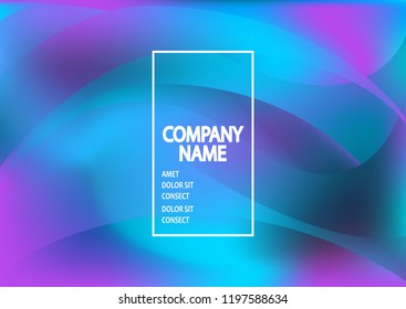 Fluid shapes. Wavy liquid background. Bright abstract backdrop concept. Trendy gradient waves design template vector Poster Layout Magazine Flyer Banner Brochure Product Cover