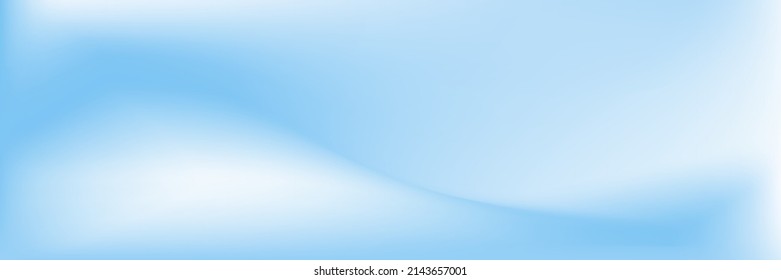 Fluid Smooth Water Sky Soft Gradient Background. Wavy Light Blurry Bright White Cloudy Gradient Mesh. Ocean Curve Pastel Turquoise Color Smooth Surface. Summer Flow Liquid Vibrant Blue Wallpaper.