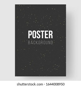 Fluid striped flyer templates. Abstract space with lines pattern. Eps10 vector illustration.