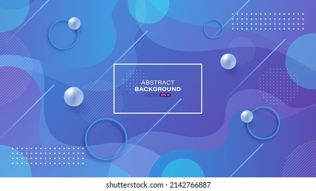 Fluid style abstract background design. Design elements using gradient fluid and geometric shape. Vector illustration