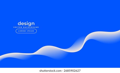 fluid style abstract gradient lines background for business backdrop vector
