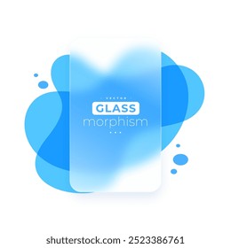 fluid style glassmorphism background with glowing gradient desgin vector