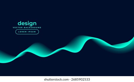 fluid style shiny wavy lines abstract background for business backdrop vector