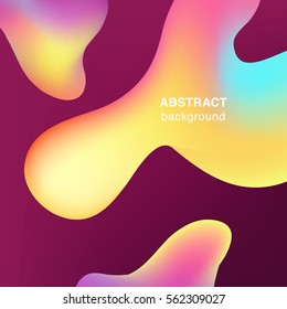 Fluid substance abstract background on deep vinous background