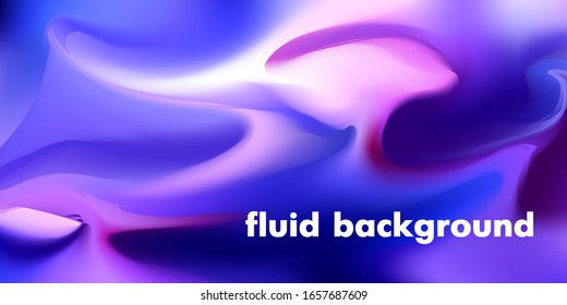 Fluid surface backdrop. Vibrant backround with liquid colors. Creative graphic design for poster, brochure, flyer and card. EPS 10.