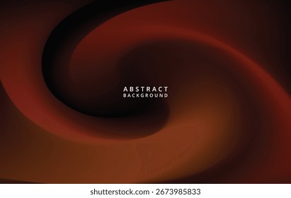 Fluid Swirl Vector de fondo degradado marrón Abstractas perfecto para Fondos de pantalla digitales, Diseños web, carteles, portadas y proyectos de marca creativa.