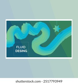 Fluid template design for background 
