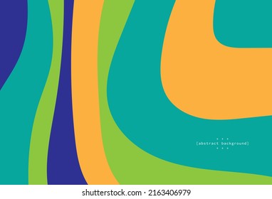 fluid theme striped bar curve in green blue yellow tropical theme background can beuse for website banner presentation wallpaper advertisement template poster food and beverage label