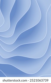 Fluid Topography: Modern Abstract Wave Lines
