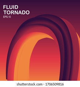 Diseño de iluminación de fondo Fluid Tornado 2