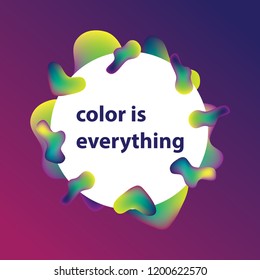 Fluid trendy banner